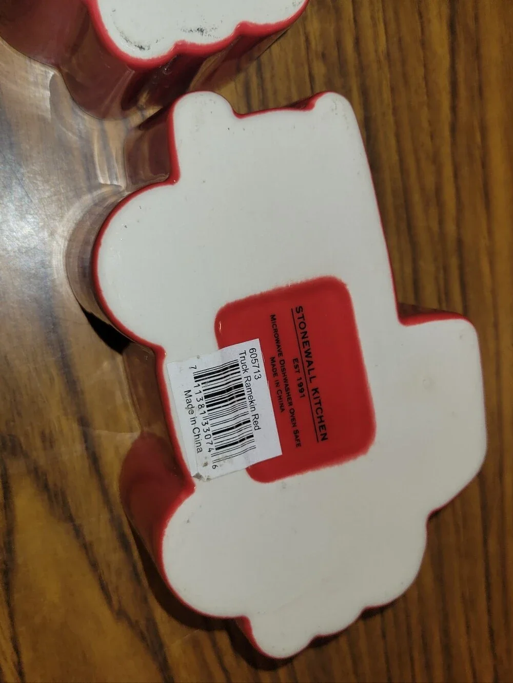 2 Nantucket Mini Loaf Truck Shaped Ceramic Pans